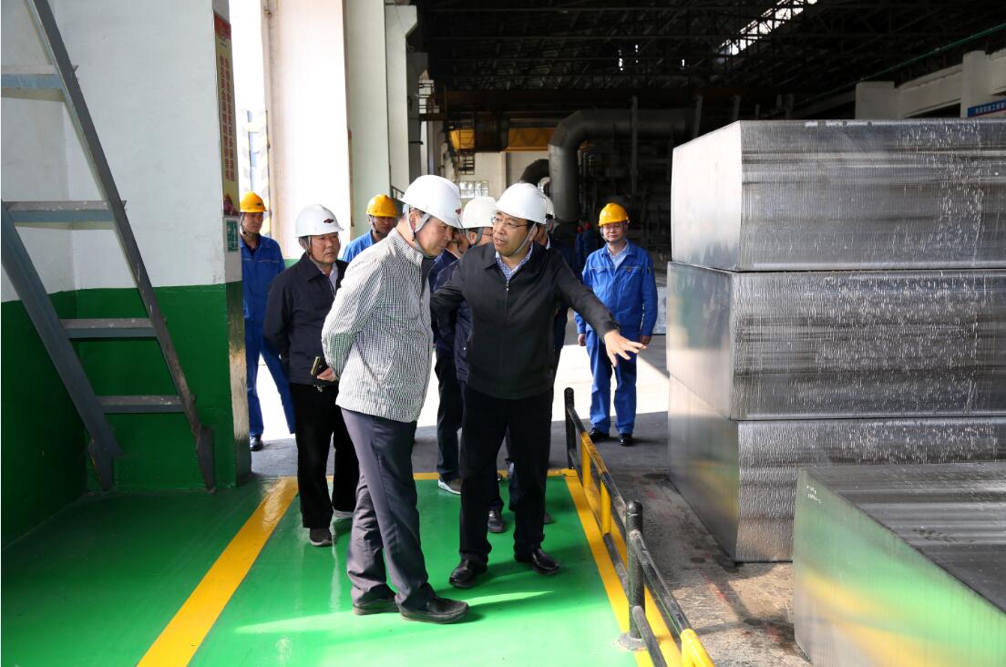 北京能源集團(tuán)投資部部長楊松、北京京能電力公司總經(jīng)理金生祥一行到萬基控股集團(tuán)調(diào)研